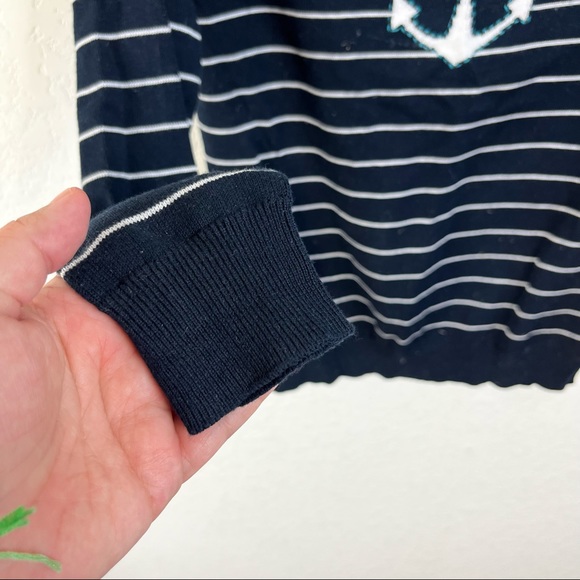 Brooks Brothers Cotton Anchor Striped Sweater - Picture 4 of 6
